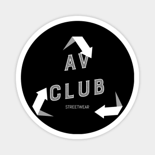 Vintage Retro AV Club Streetwear Magnet